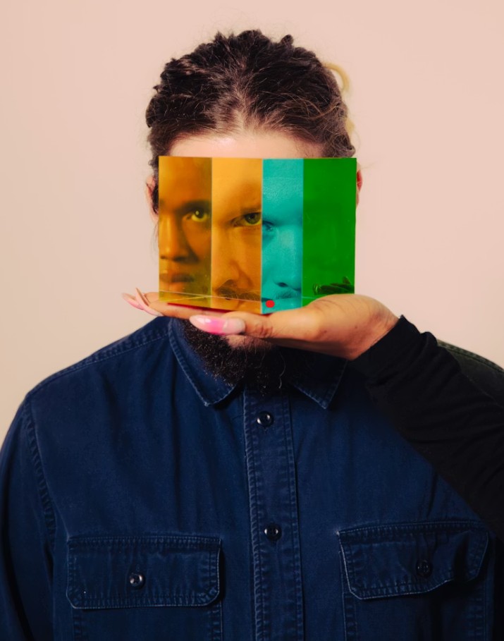 Fractured prism portrait &mdash; visual metaphor for trust, interrupted